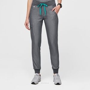 2 Pairs of Figs Women's Graphite Zamora Pants -XS Petite